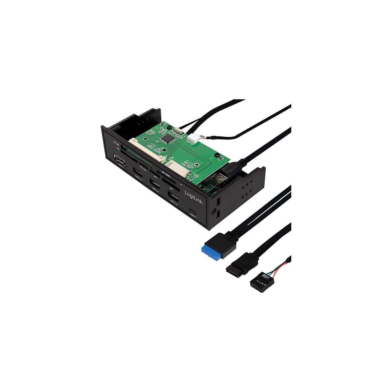 Buy CardReader LogiLink 5.25' Multifunction Front Panel - Kartenleser - USB 3.0 in Cyprus, Nicosia, Limassol, Larnaka, Pafos