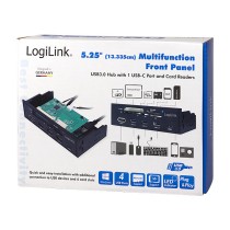 Buy CardReader LogiLink 5.25' Multifunction Front Panel - Kartenleser - USB 3.0 in Cyprus, Nicosia, Limassol, Larnaka, Pafos