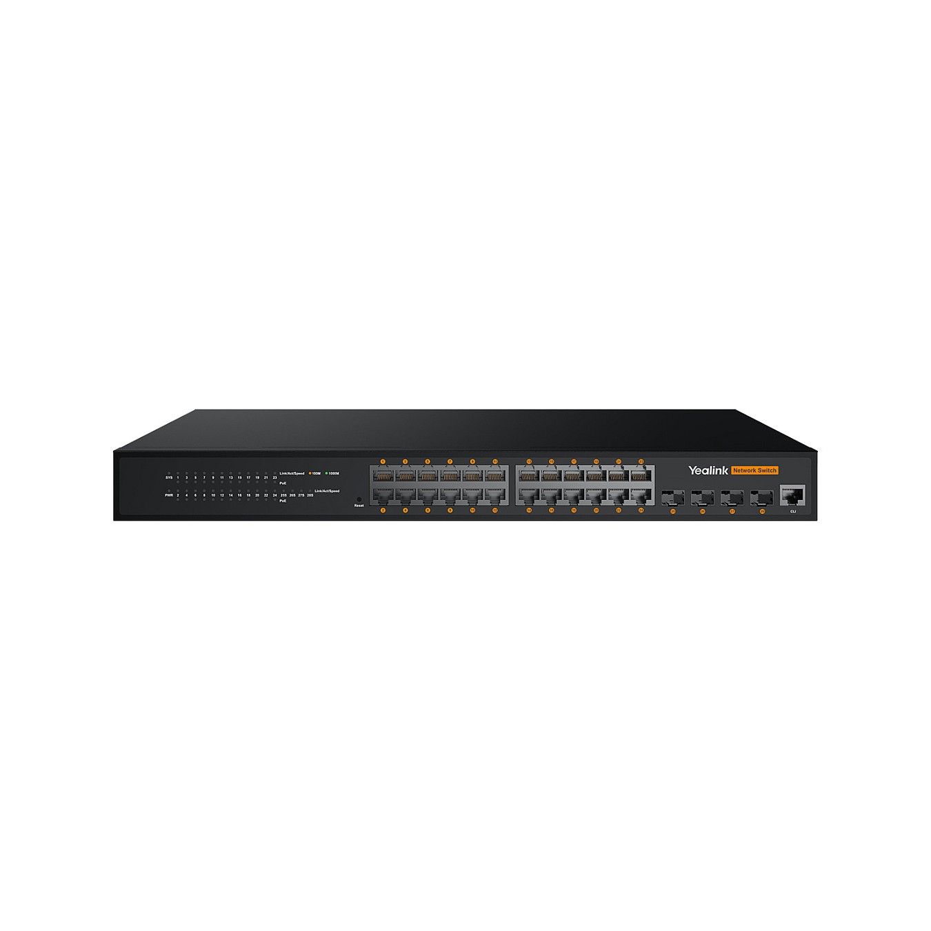 Buy Yealink RCH240 24-Port L2+Web Managed PoE + Switch in Cyprus, Nicosia, Limassol, Larnaka, Pafos