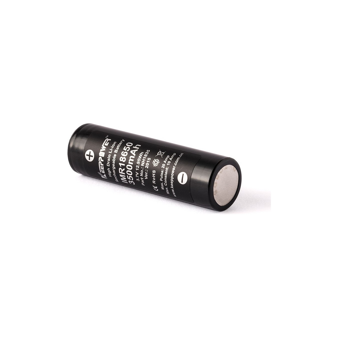 Buy ALLNET IMR18650 - Rechargeable battery - 3.7 V - 2 piece(s) - 3500 mAh - Black - Silver - CE - RoHS in Cyprus, Nicosia, Lima