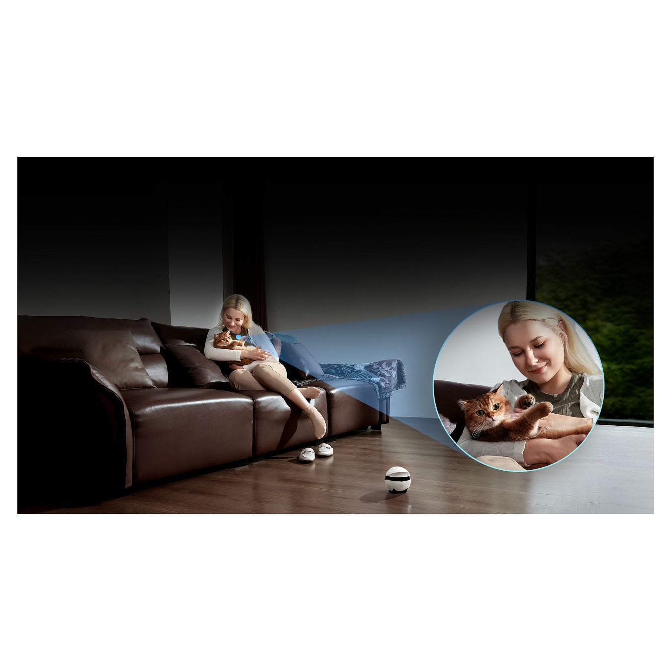 Buy ENABOT EBO Air 2 Plus 3K Kamera Nachtsicht WLAN App Tierroboter Wei in Cyprus, Nicosia, Limassol, Larnaka, Pafos
