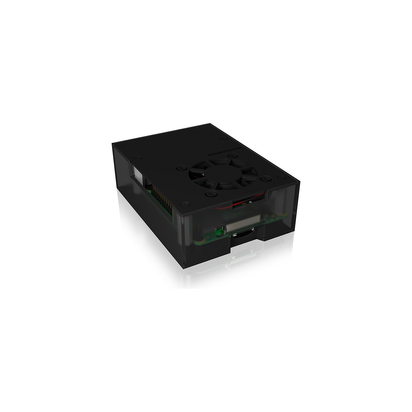 Buy ICY BOX Gehäuse für Raspberry Pi 4, Aluminiumdeckel -boden, Acrylrahmen in Cyprus, Nicosia, Limassol, Larnaka, Pafos