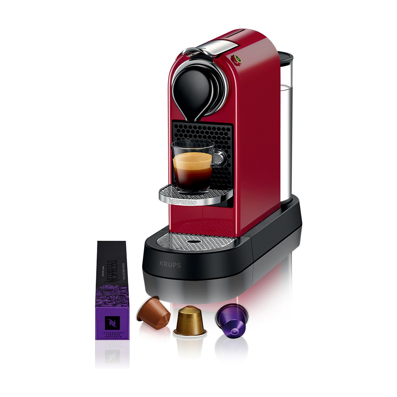 Buy Krups Kaffeemaschine Nespresso CitiZ rot in Cyprus, Nicosia, Limassol, Larnaka, Pafos
