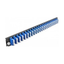 Buy 19? LWL Spleißbox Frontblende 24 Port LC Quad blau in Cyprus, Nicosia, Limassol, Larnaka, Pafos