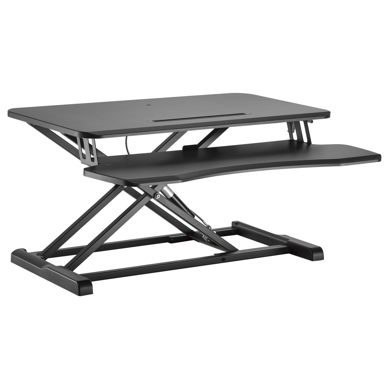 Buy Equip Monitortisch mit Sitz-Stehbankerhöhung 15Kg sw in Cyprus, Nicosia, Limassol, Larnaka, Pafos