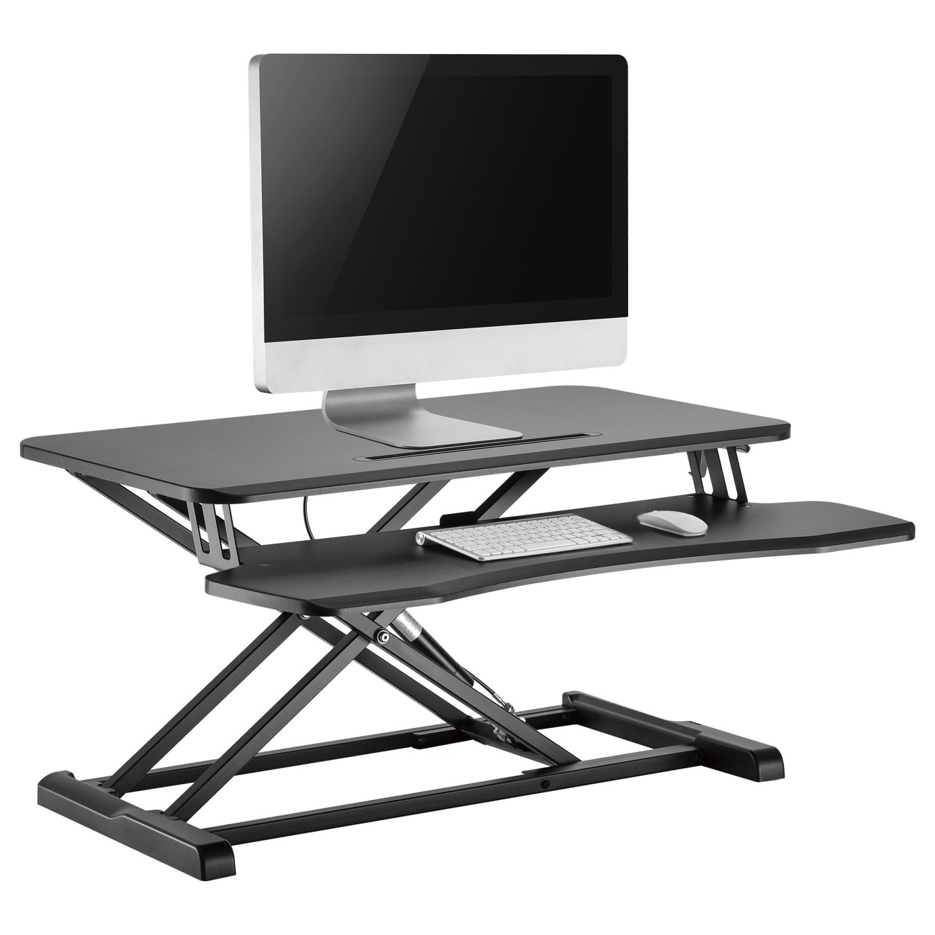 Buy Equip Monitortisch mit Sitz-Stehbankerhöhung 15Kg sw in Cyprus, Nicosia, Limassol, Larnaka, Pafos
