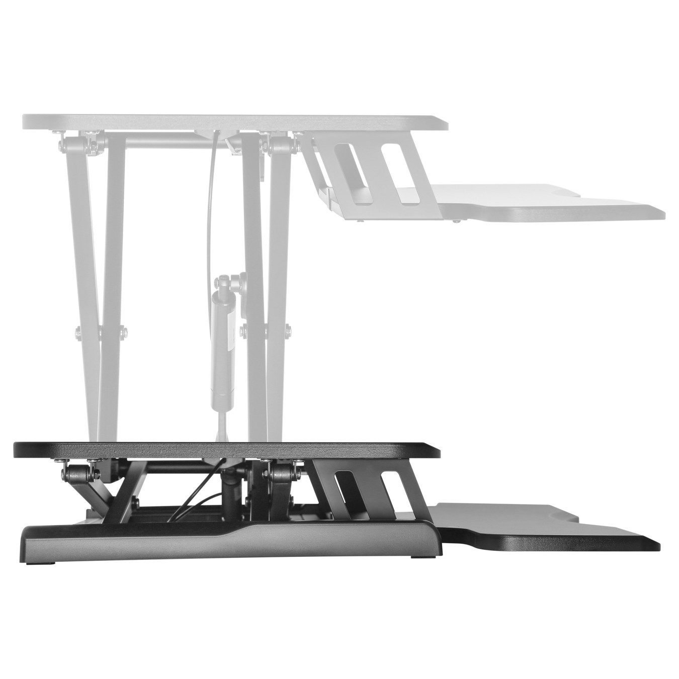 Buy Equip Monitortisch mit Sitz-Stehbankerhöhung 15Kg sw in Cyprus, Nicosia, Limassol, Larnaka, Pafos