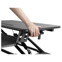 Buy Equip Monitortisch mit Sitz-Stehbankerhöhung 15Kg sw in Cyprus, Nicosia, Limassol, Larnaka, Pafos