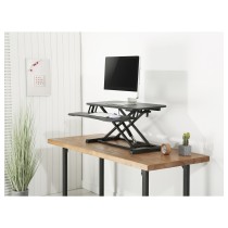 Buy Equip Monitortisch mit Sitz-Stehbankerhöhung 15Kg sw in Cyprus, Nicosia, Limassol, Larnaka, Pafos