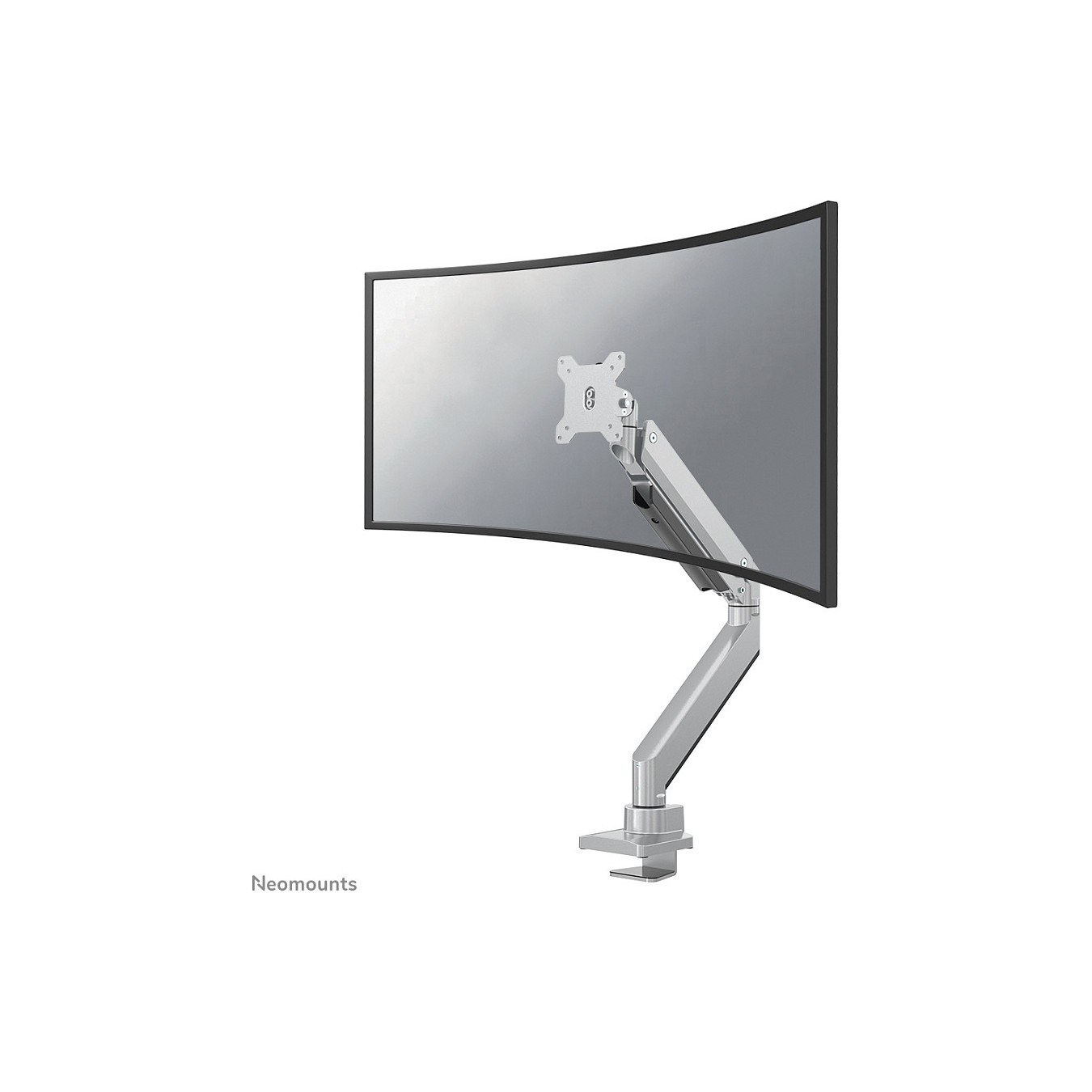 Buy NewStar PLUS desk mount for curved flat monitors up to 49 , silver in Cyprus, Nicosia, Limassol, Larnaka, Pafos