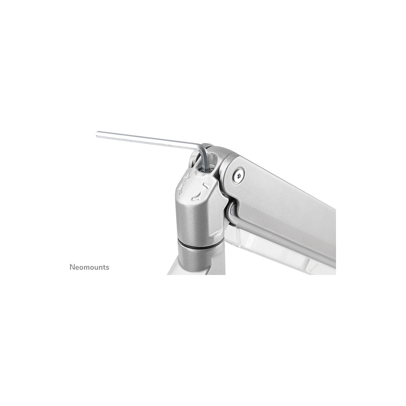 Buy NewStar PLUS desk mount for curved flat monitors up to 49 , silver in Cyprus, Nicosia, Limassol, Larnaka, Pafos