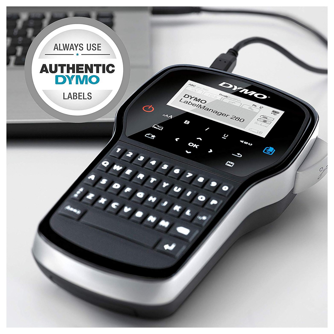 Buy DYMO LabelManager 280 6 9 12 mm D1-Bänder AZERTY in Cyprus, Nicosia, Limassol, Larnaka, Pafos
