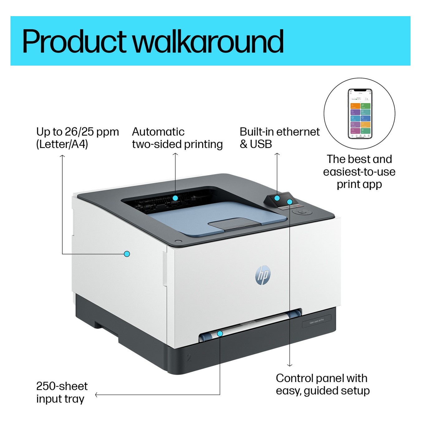 Buy L HP Color LaserJet Pro 3202dn - Drucker - Laser LED-Druck in Cyprus, Nicosia, Limassol, Larnaka, Pafos