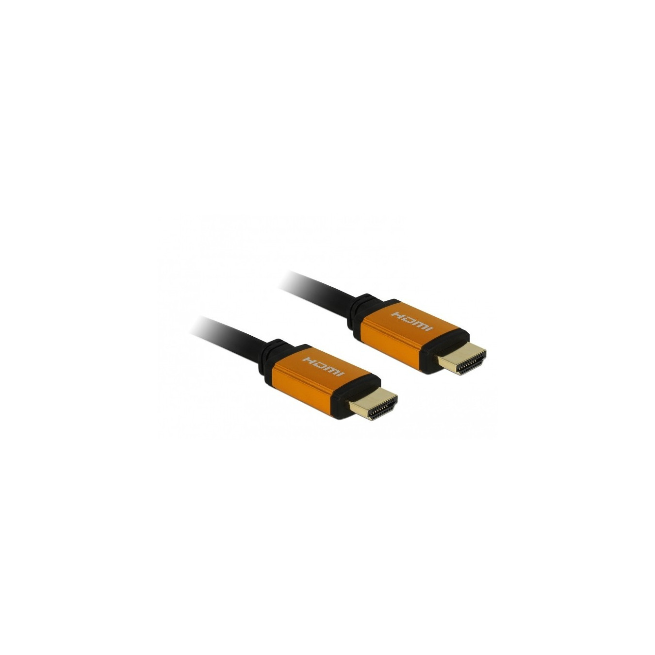 DELOCK Ultra High Speed HDMI Cable - 85726 - 48 Gbps, 8K@60Hz & 4K@120Hz, 0.5 m, Black/Gold — Buy in Cyprus with Fast Delivery
