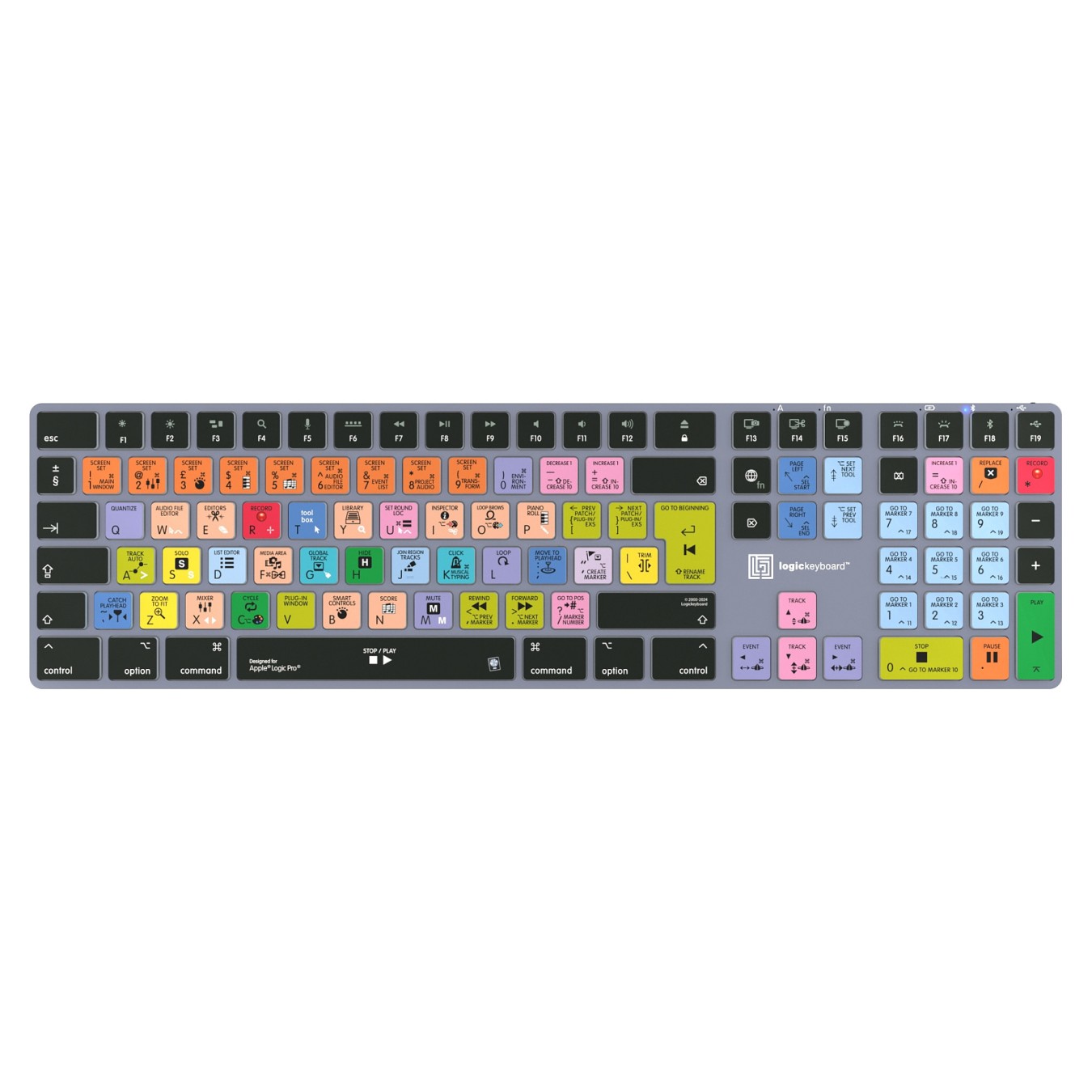 Buy LogicKeyboard Apple Logic Pro X2 Titan DE (Mac) in Cyprus, Nicosia, Limassol, Larnaka, Pafos