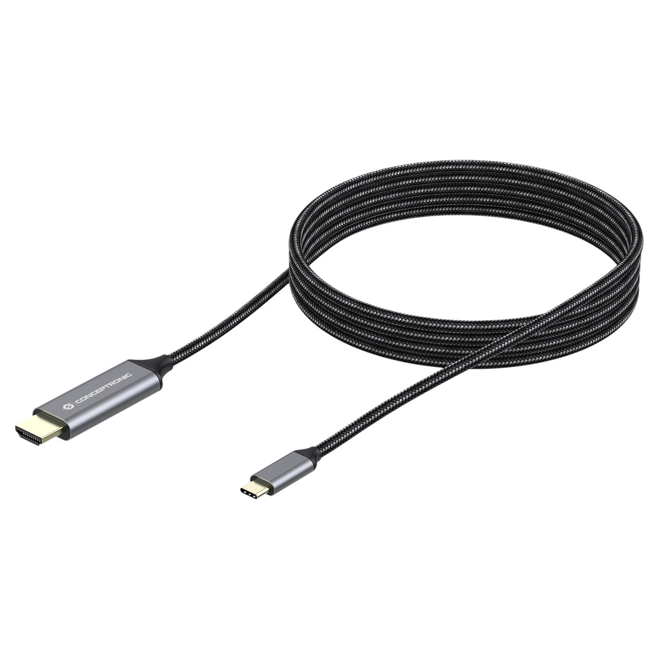 Buy CONCEPTRONIC Adapter USB-C3.2- to HDMI2.0 4K 60Hz 2.00m gr in Cyprus, Nicosia, Limassol, Larnaka, Pafos
