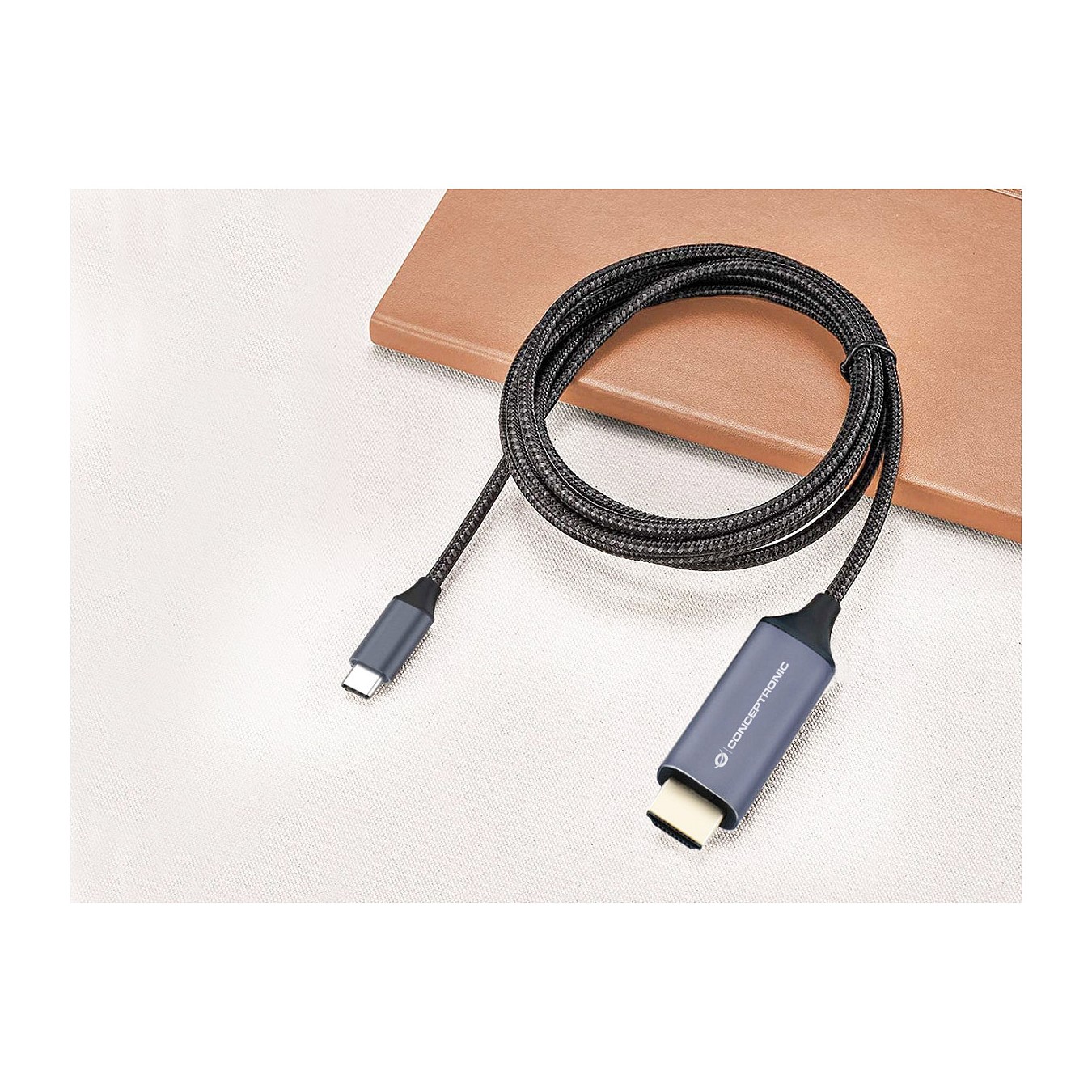 Buy CONCEPTRONIC Adapter USB-C3.2- to HDMI2.0 4K 60Hz 2.00m gr in Cyprus, Nicosia, Limassol, Larnaka, Pafos