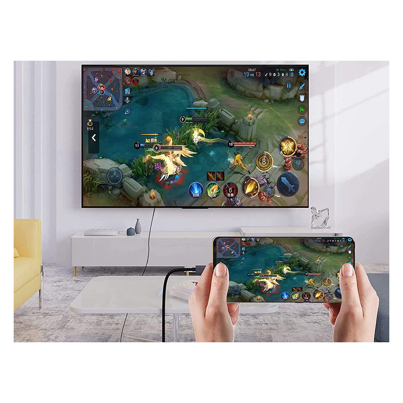 Buy CONCEPTRONIC Adapter USB-C3.2- to HDMI2.0 4K 60Hz 2.00m gr in Cyprus, Nicosia, Limassol, Larnaka, Pafos