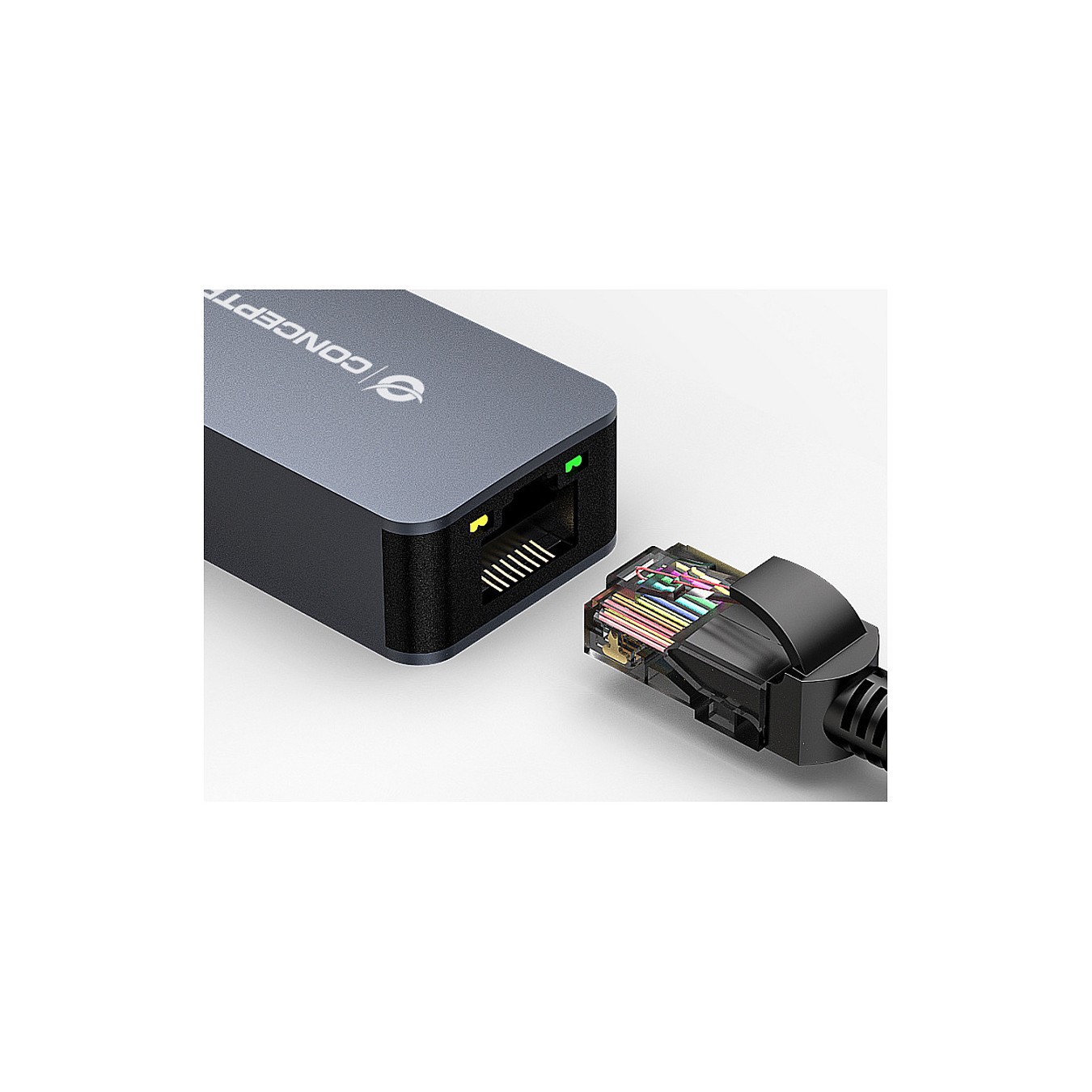 Buy CONCEPTRONIC Adapter USB-A3.0- to 2.5GbE WoL 5Gbs 0.14m sw in Cyprus, Nicosia, Limassol, Larnaka, Pafos