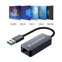 Buy CONCEPTRONIC Adapter USB-A3.0- to 2.5GbE WoL 5Gbs 0.14m sw in Cyprus, Nicosia, Limassol, Larnaka, Pafos