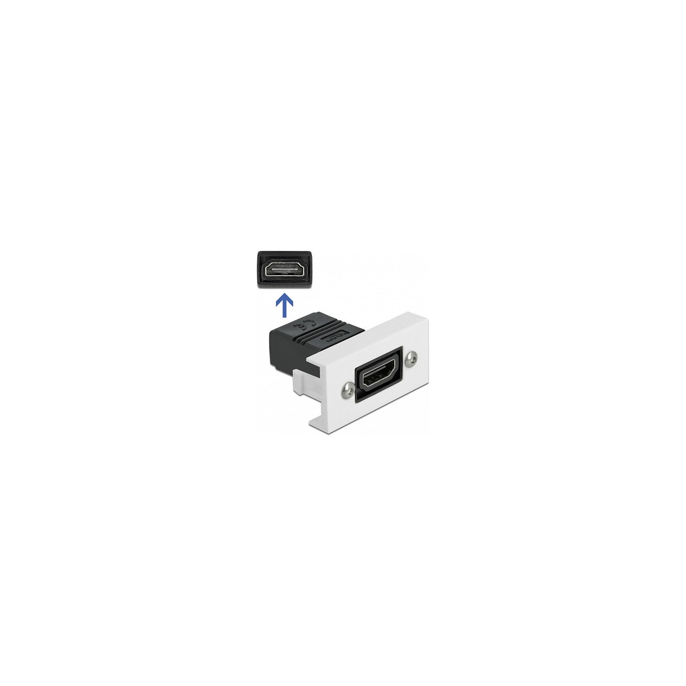 Buy Easy 45 HDMI Modul gerade 22,5 x 45 mm in Cyprus, Nicosia, Limassol, Larnaka, Pafos