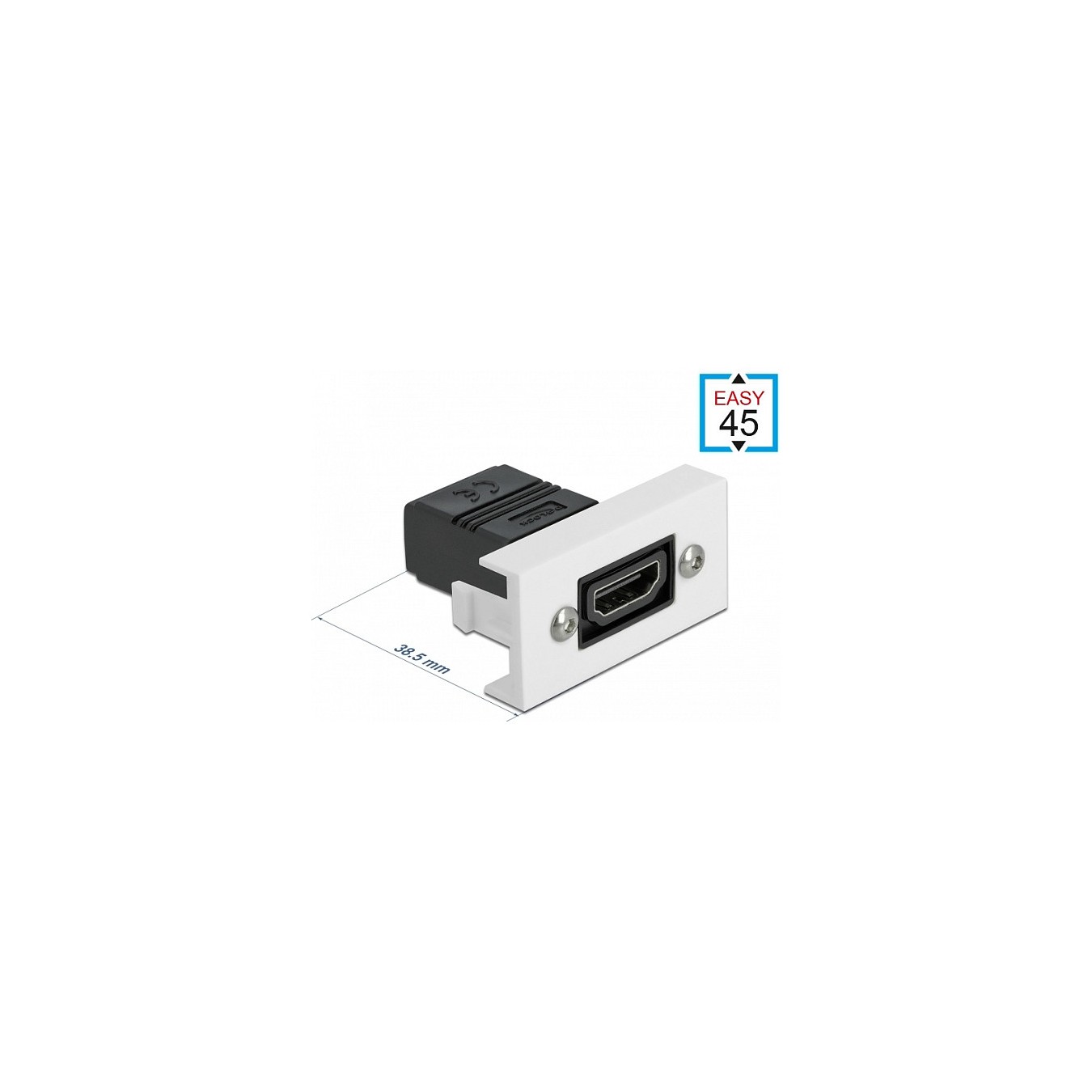Buy Easy 45 HDMI Modul gerade 22,5 x 45 mm in Cyprus, Nicosia, Limassol, Larnaka, Pafos