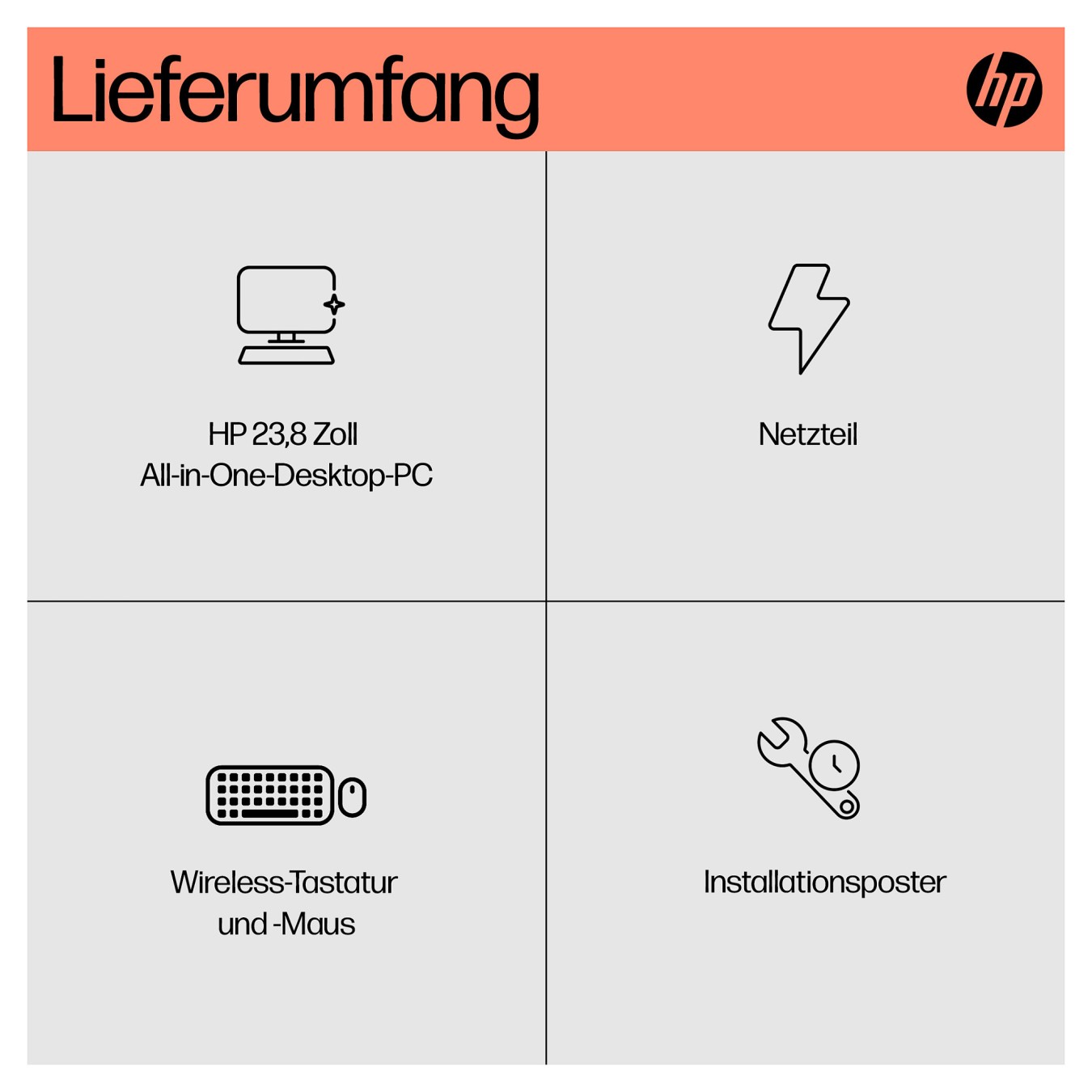 Buy AIO HP Desktop 24-cr0401 RYZ 7520U 8GB 512SSD W11 Home White in Cyprus, Nicosia, Limassol, Larnaka, Pafos