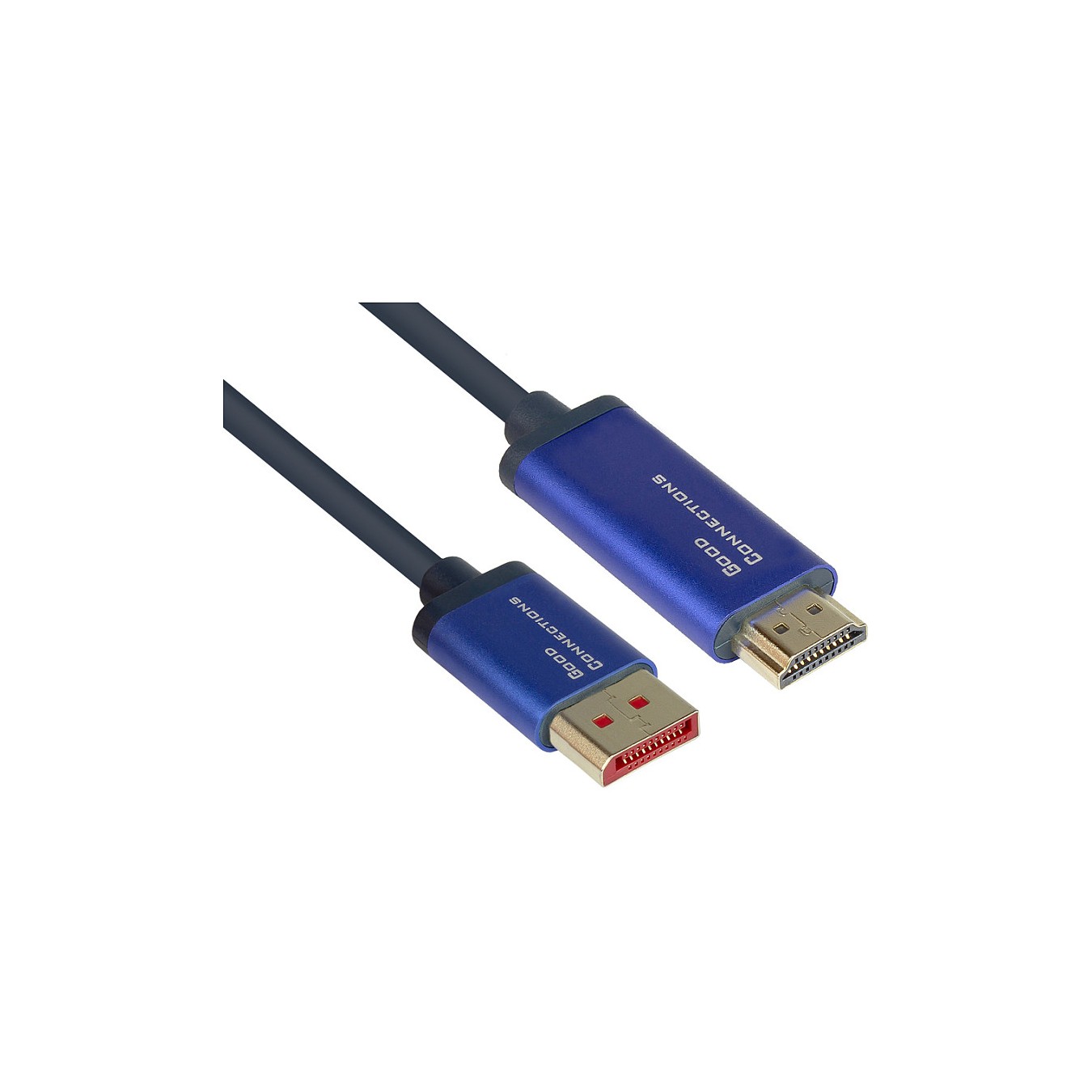 Buy Good Connections Kabel DP1.4-St.-HDMI2.0-St. blau 2m in Cyprus, Nicosia, Limassol, Larnaka, Pafos