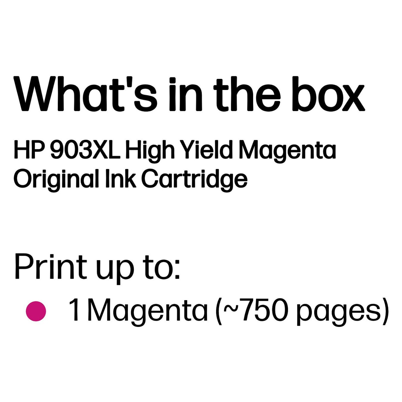 Buy HP Tinte 903XL T6M07AE Magenta in Cyprus, Nicosia, Limassol, Larnaka, Pafos