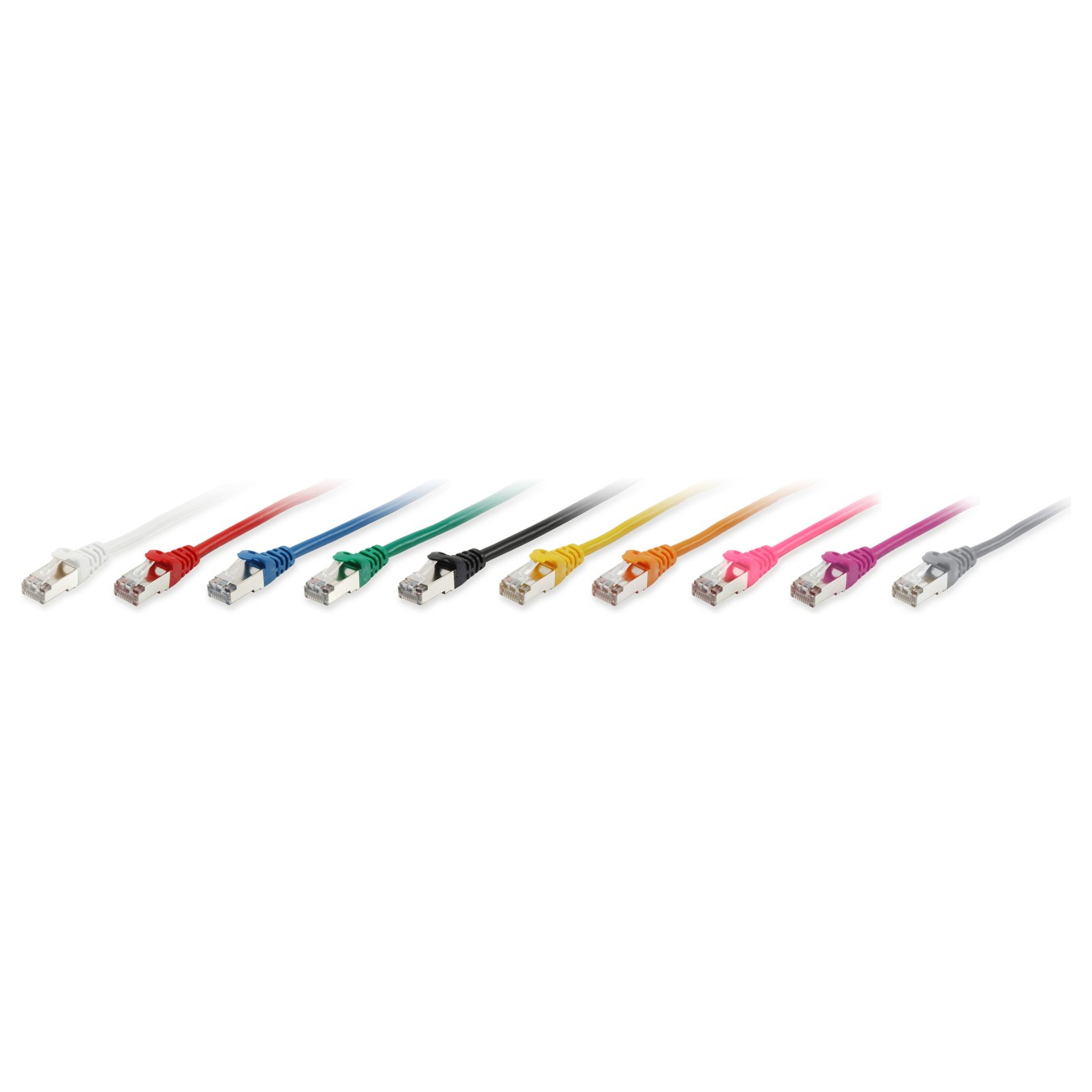 Buy Equip Patchkabel Cat6A S FTP 2xRJ45 10.00m grau LSZH Polybeutel in Cyprus, Nicosia, Limassol, Larnaka, Pafos