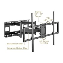 Buy VALUE TV-Wandhalterung, flexibel, 60-120 Zoll, bis 120 kg in Cyprus, Nicosia, Limassol, Larnaka, Pafos