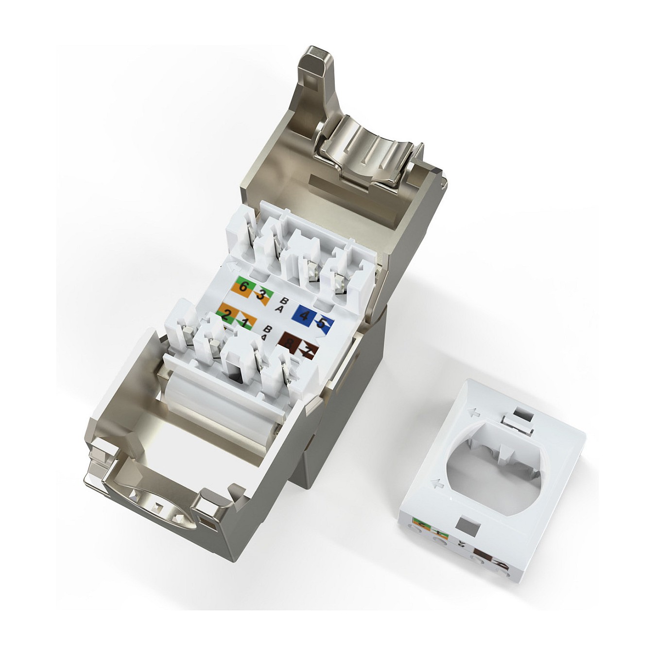 Buy DIGITUS Keystone Cat6A geschirmt 8 Stk. werkzeugfr in Cyprus, Nicosia, Limassol, Larnaka, Pafos