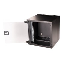 Buy 10' Wandgehäuse Glastür ECO 300x300mm 6U schwarz in Cyprus, Nicosia, Limassol, Larnaka, Pafos