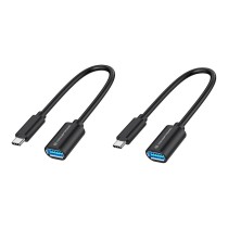 Buy CONCEPTRONIC Adapter USB-C3.2- to USB-A3.0 2Stk 5Gbs 0.20m gr in Cyprus, Nicosia, Limassol, Larnaka, Pafos