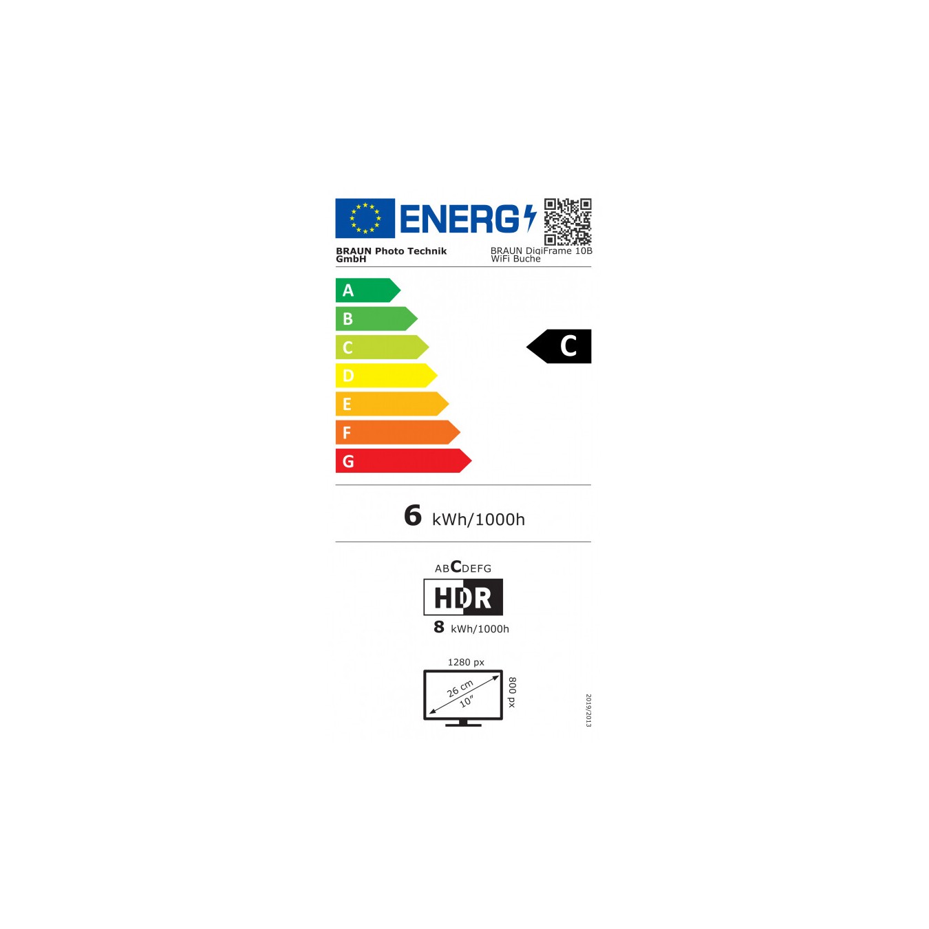 Buy Braun DigiFrame 10B WiFi buche 25.7cm (10.1 ) in Cyprus, Nicosia, Limassol, Larnaka, Pafos