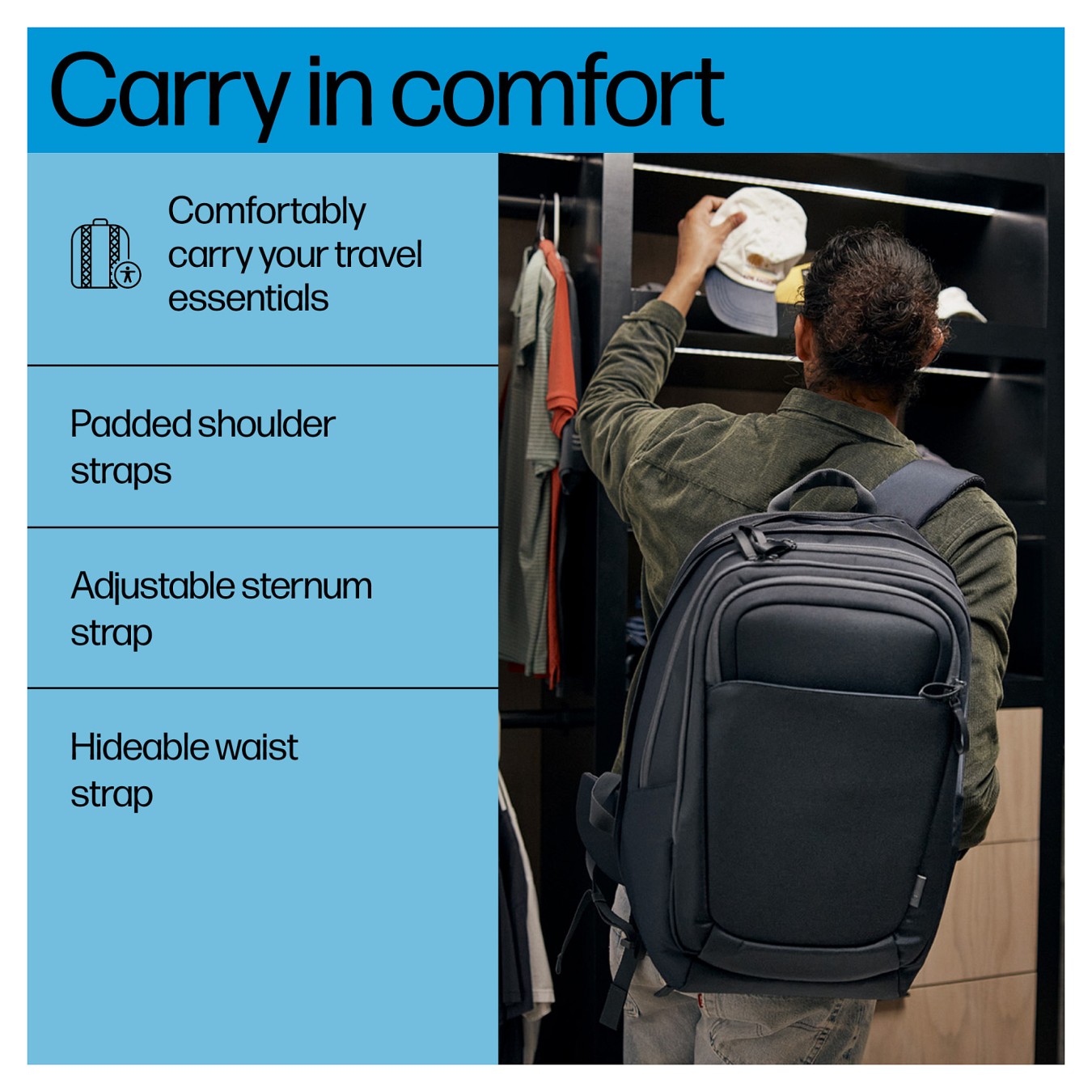 Buy HP Travel Plus 30L 17-inch Laptop Backpack in Cyprus, Nicosia, Limassol, Larnaka, Pafos