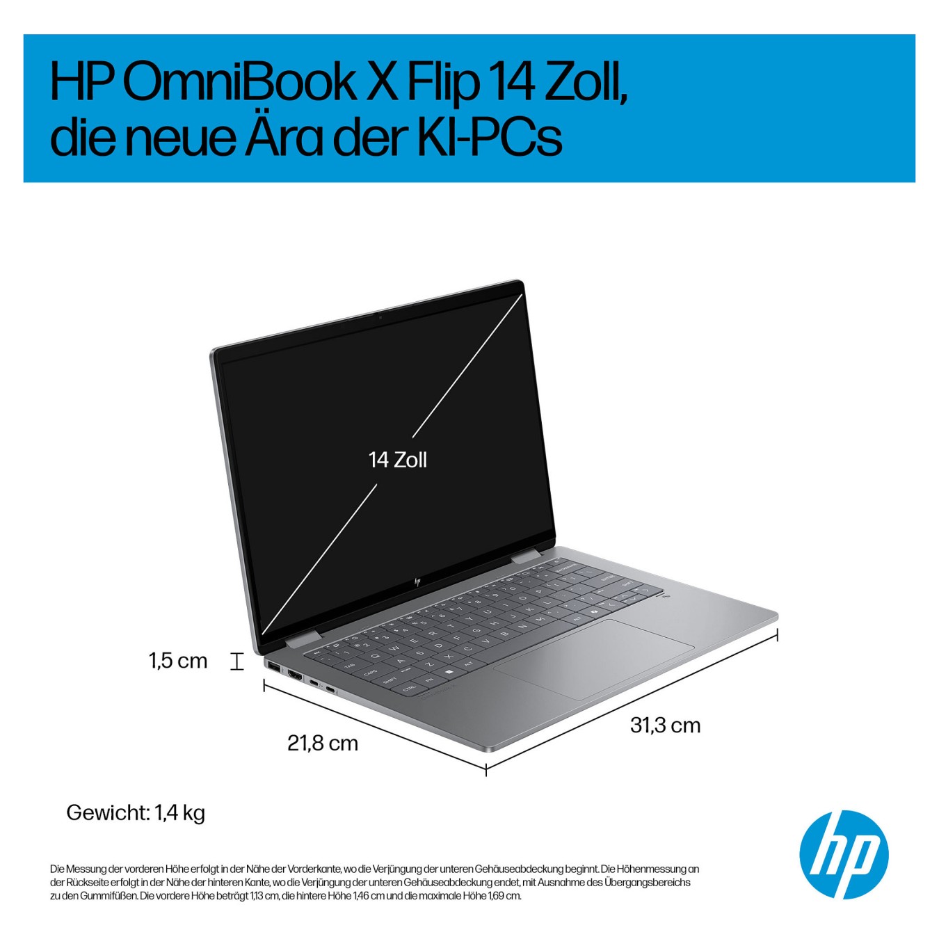 Buy HP OmniBook X Flip 14-fm0178ng CU7 258V 32GB 2TBSSD W11 Home Touch in Cyprus, Nicosia, Limassol, Larnaka, Pafos