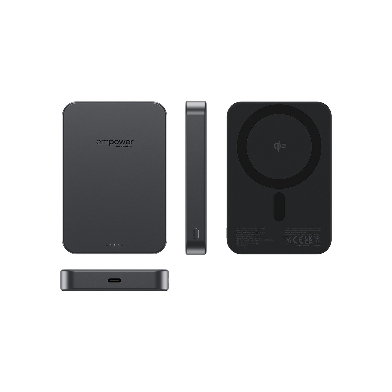Buy empower by PanzerGlass Bank 10.000mAh space black in Cyprus, Nicosia, Limassol, Larnaka, Pafos
