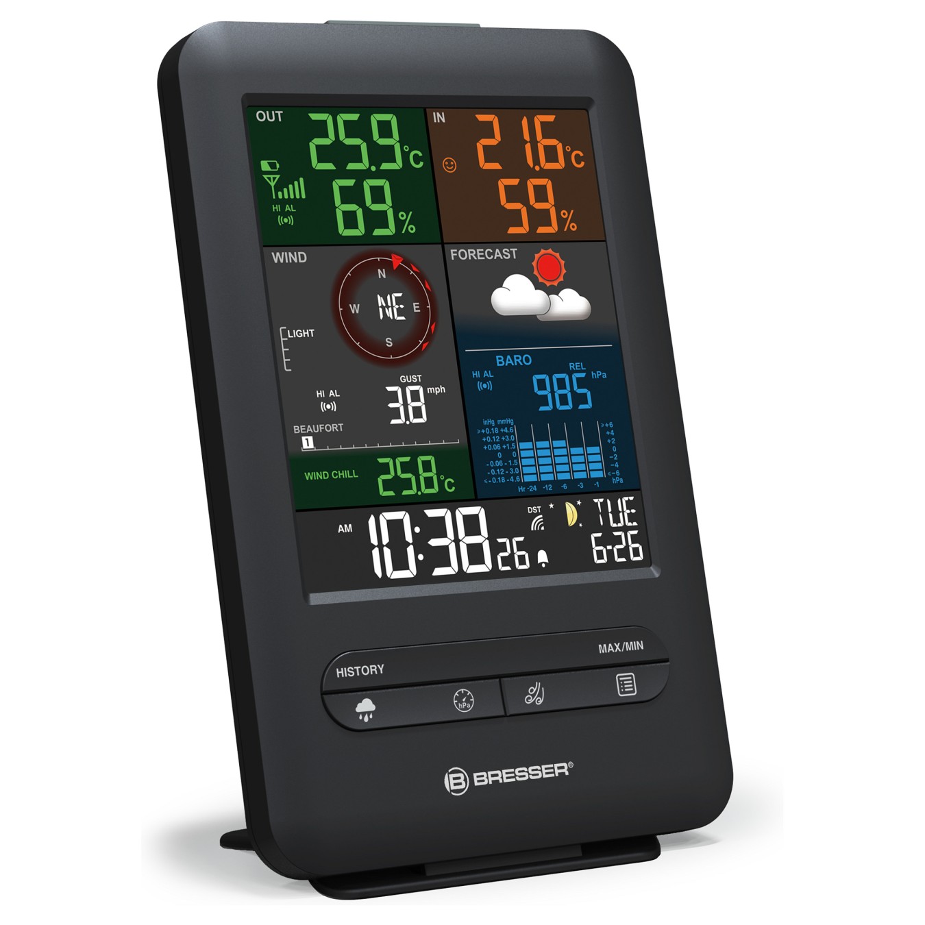Buy Bresser Wetter Center 5-in-1 Beaufort in Cyprus, Nicosia, Limassol, Larnaka, Pafos