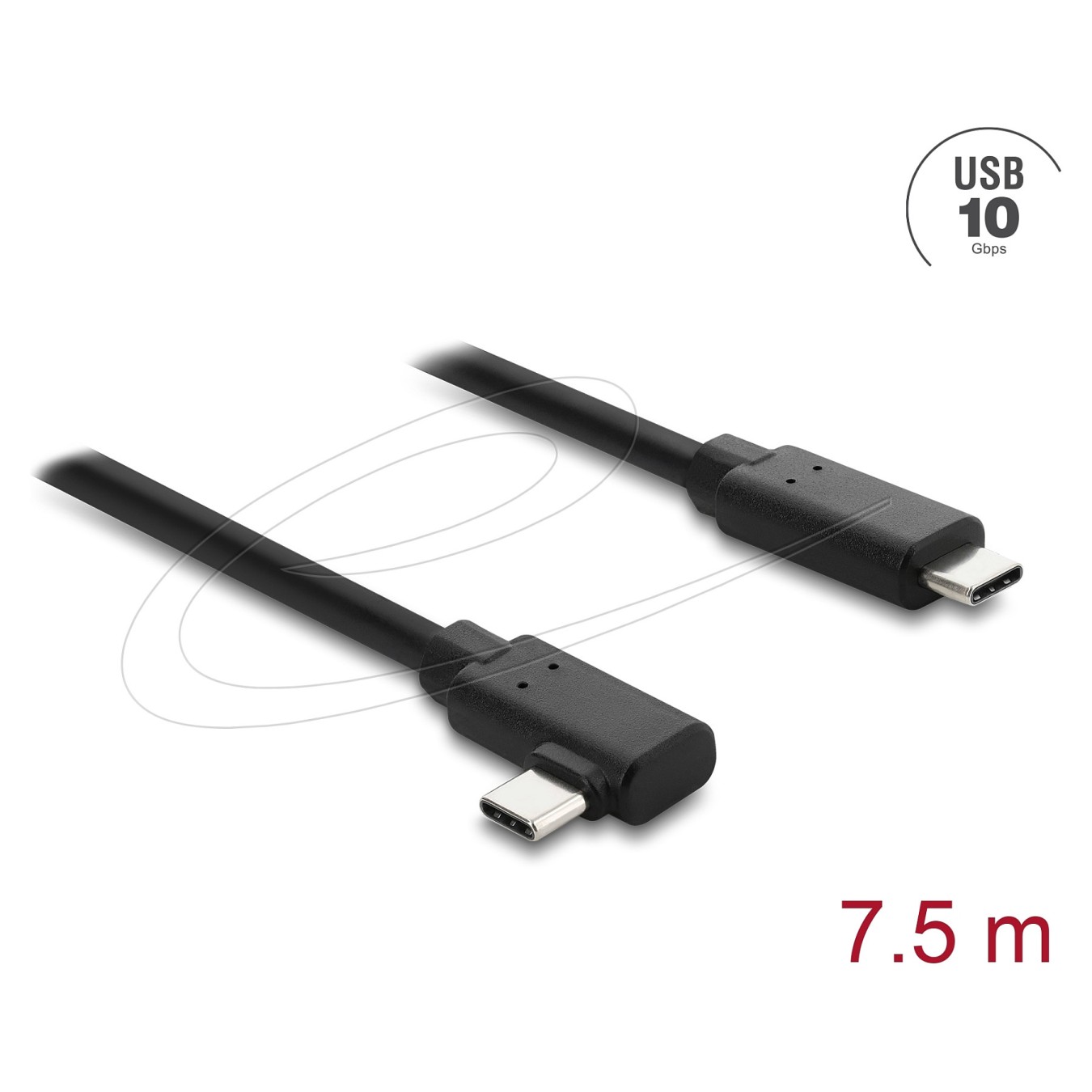 Buy Delock Aktives Optisches Kabel USB 10 Gbps USB Type-C Stecker zu Stecker gewinkelt 7,5 m in Cyprus, Nicosia, Limassol, Larna