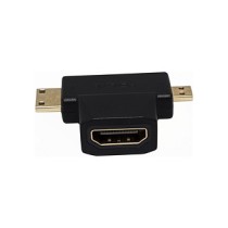 Buy VALUE HDMI T-Adapter HDMI - HDMI Mini + HDMI Micro in Cyprus, Nicosia, Limassol, Larnaka, Pafos