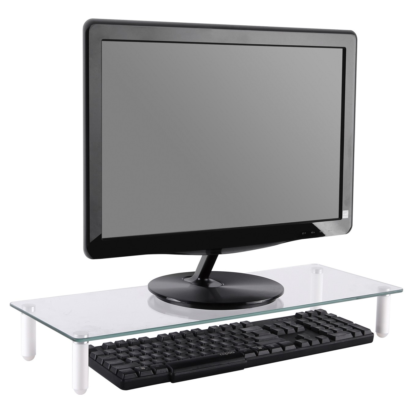 Buy Equip Monitortischerhöhung Glastisch 20Kg schwarz retail in Cyprus, Nicosia, Limassol, Larnaka, Pafos