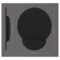 Buy MANHATTAN Mauspad Schaumstoff mit Handballenauflage schwarz retail in Cyprus, Nicosia, Limassol, Larnaka, Pafos
