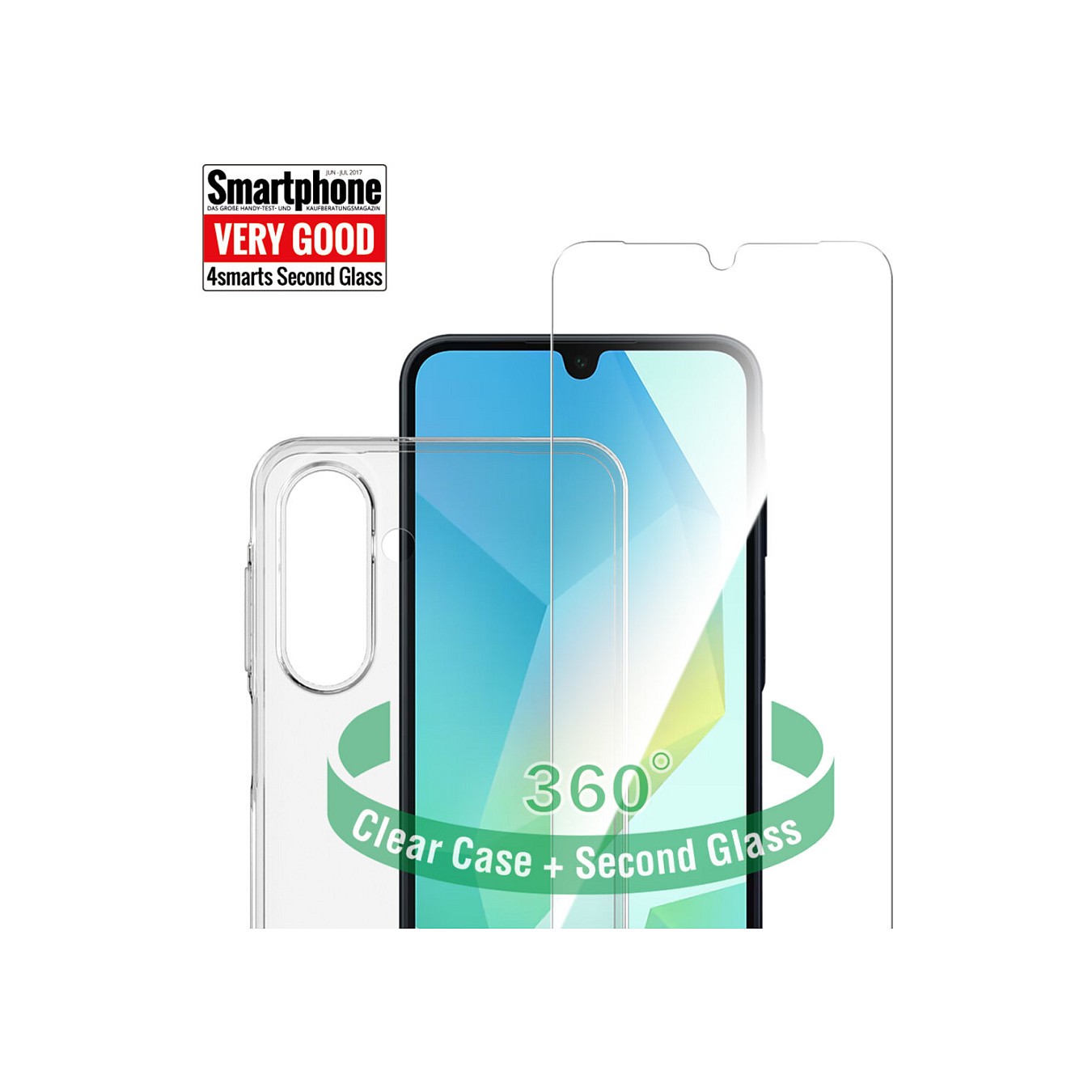Buy 4smarts 360 Protection Set fr Samsung Galaxy A17 5G in Cyprus, Nicosia, Limassol, Larnaka, Pafos