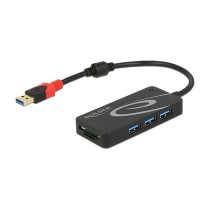 Buy DELOCK Externer USB 3.1 Gen 1 Hub USB Typ-A to 3 x USB Typ-A + 2 Slot SD Card Reader in Cyprus, Nicosia, Limassol, Larnaka,