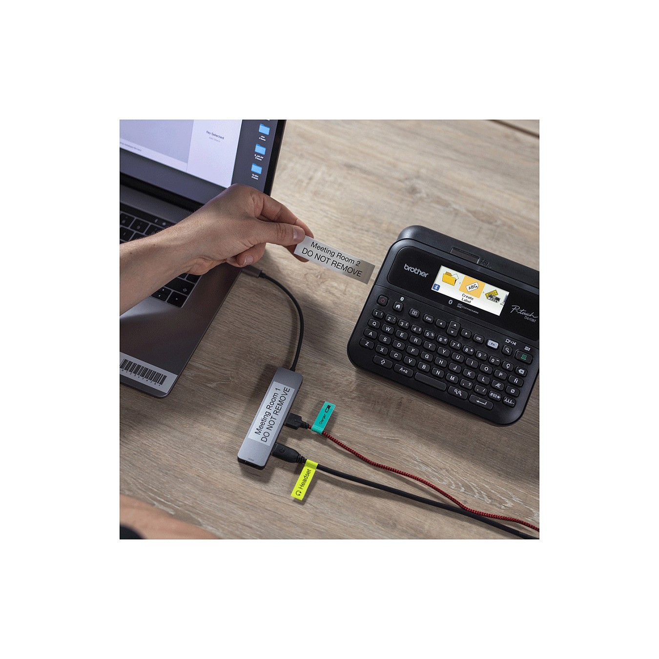 Buy Brother P-touch PT-D610BTVP Desktop Beschriftungsgerät USB Bluetooth mit Koffer in Cyprus, Nicosia, Limassol, Larnaka, Pafos