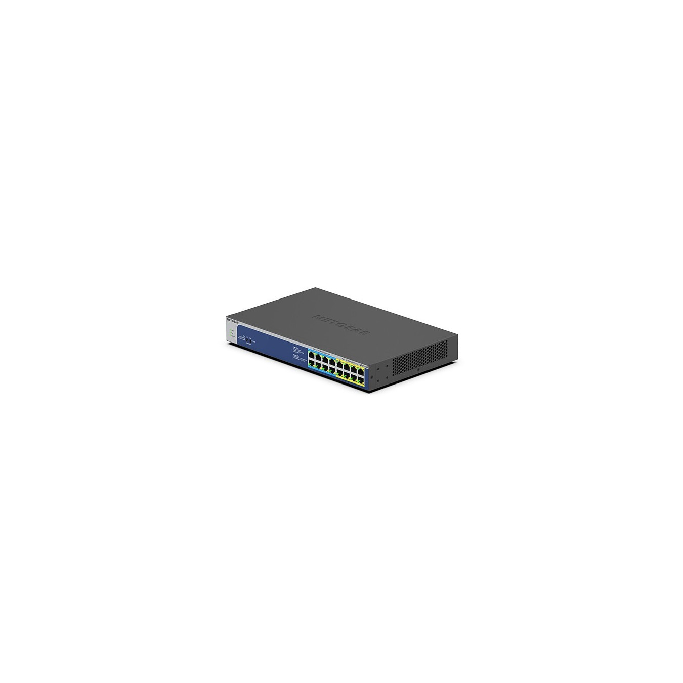 NETGEAR GS516UP-100EUS - 16-Port Gigabit Unmanaged PoE Ultra60 Switch, 380W Budget, Grey Metal Rackmount