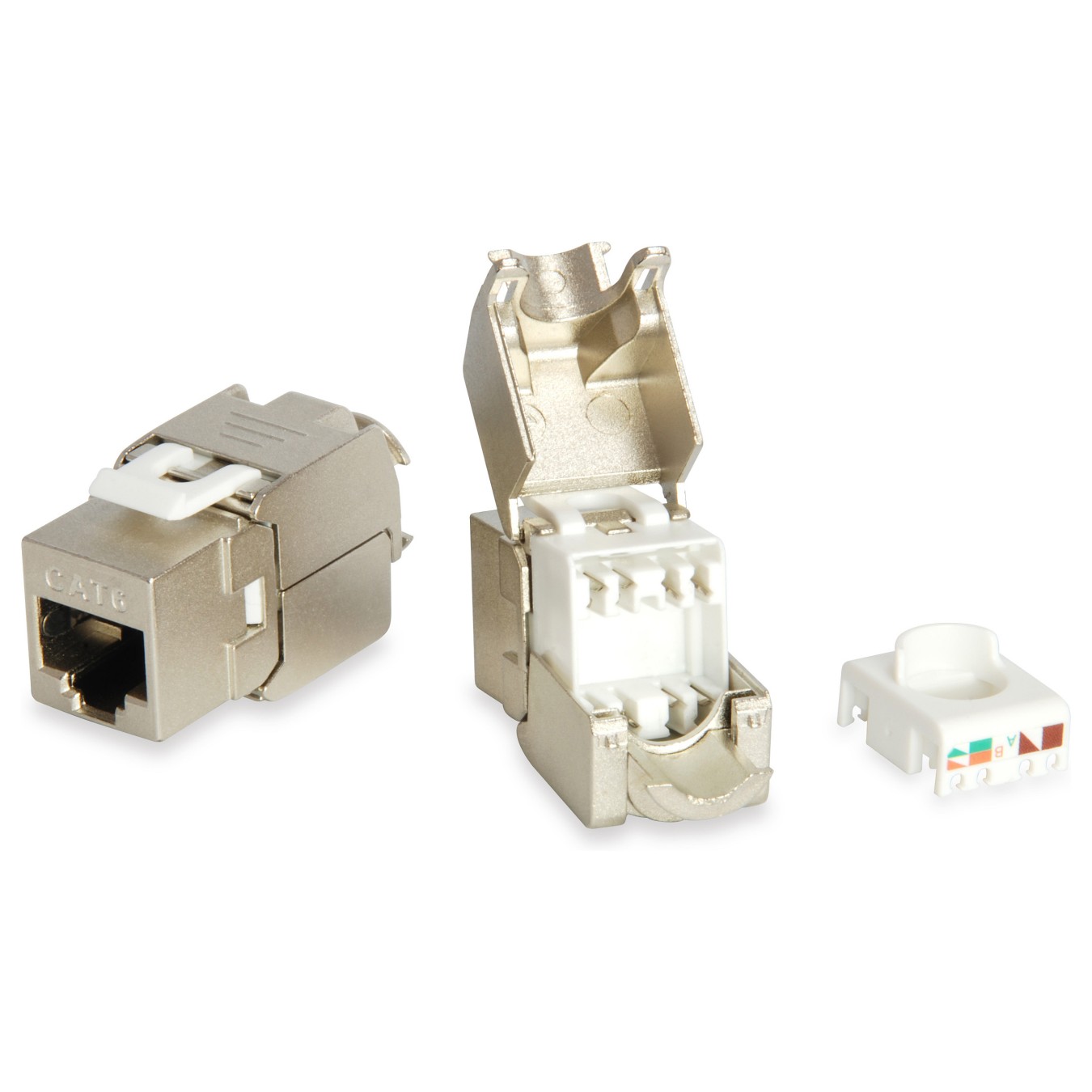 Buy Keystone Jack geschirmt Cat6 LSA wzf.8Stk sil in Cyprus, Nicosia, Limassol, Larnaka, Pafos