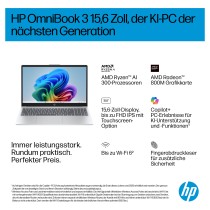 Buy HP OmniBook 3 Next Gen AI 15-fn0653ng RYZ AI5 330 16GB 1TBSSD W11 Home Silver in Cyprus, Nicosia, Limassol, Larnaka, Pafos