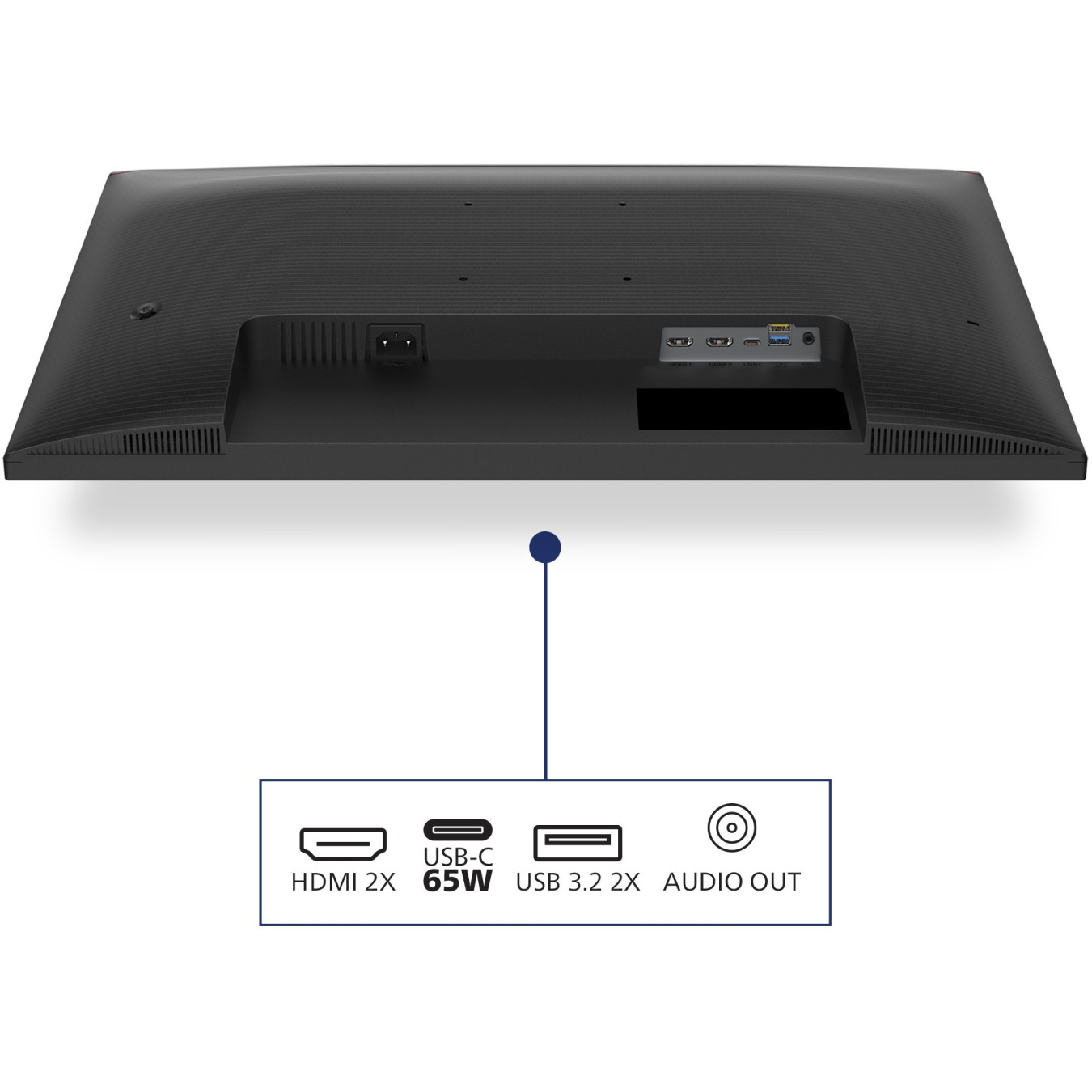 Philips 27E1N1900AE - 27-inch 4K UHD (3840x2160) IPS Monitor, HDR10, USB-C PD, 2xHDMI 2.0, Built-in Speakers, Black